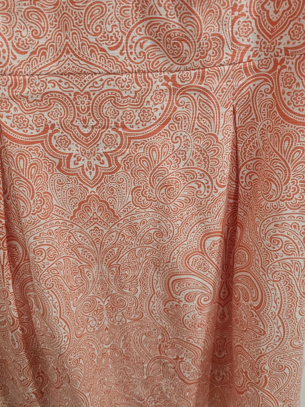 Tommy Hilfiger Coral Paisley Fit & Flare Sz.8 Dress Preppy Classic Quiet Luxury - Picture 4 of 15